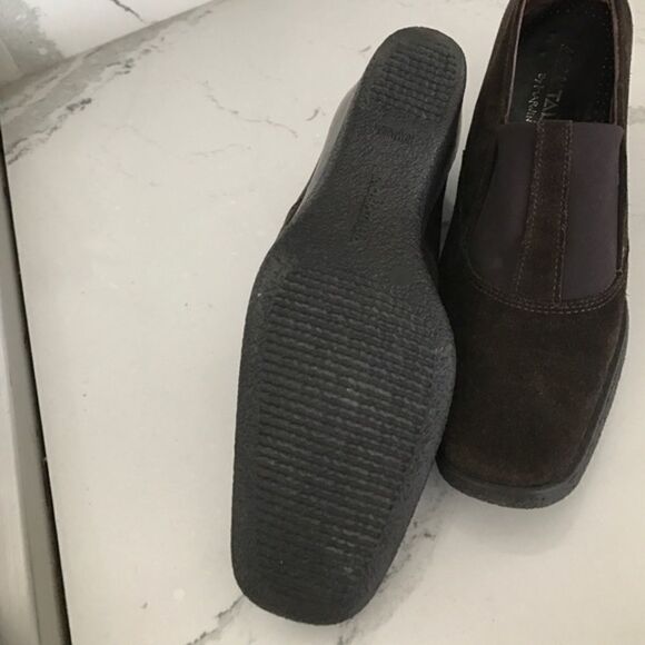 Aquatalia Dark brown suede shoes - Picture 3 of 4